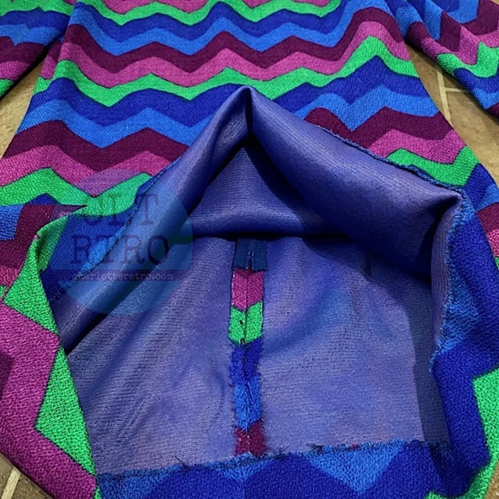 60s mod R&K Originals Zag Go-Go Dress • USA